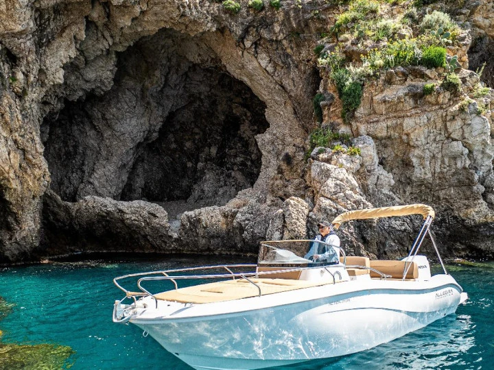 Allegra Boats 21 Sun charter bareboat or captained in  Giardini-Naxos