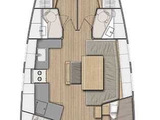 Sailboat rental with or without captain Bénéteau Pula