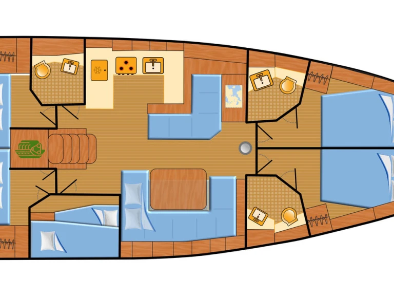 Sailboat rental in Palma de Mallorca - Bénéteau Oceanis 51.1