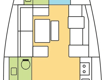 Bareboat Rental Sailboat Dufour with a boat licence