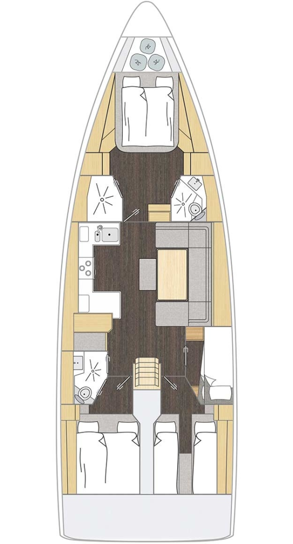 Bavaria Bavaria C46 charter bareboat or captained in  Pirovac