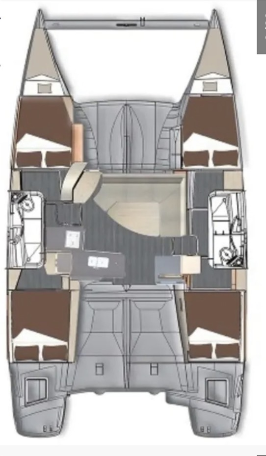 Fountaine Pajot Lipari 41 in Ao Po on SamBoat