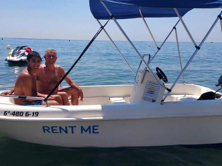 Astec 400 charter bareboat or captained in  Málaga