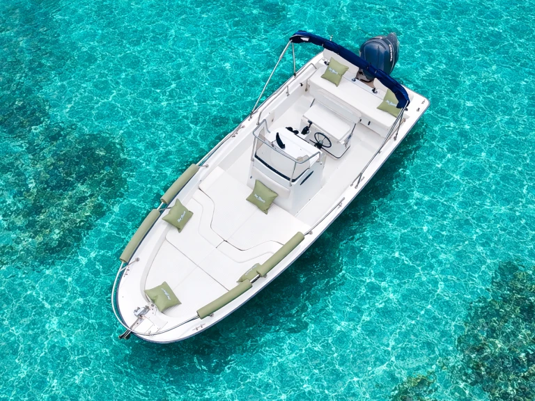 Boston Whaler Boston Whaler 220 Dauntless charter bareboat or captained in  La Spezia