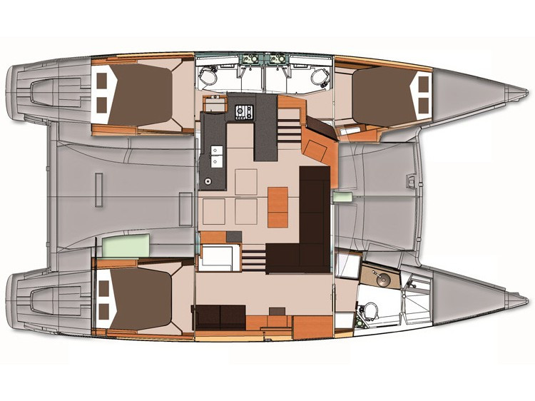 Rent a Fountaine Pajot Helia 44 Cogolin