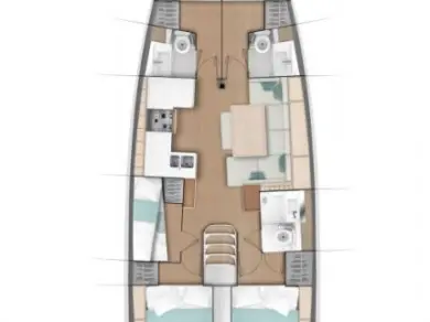 Yacht charter Kaštela cheap Sun Odyssey 490