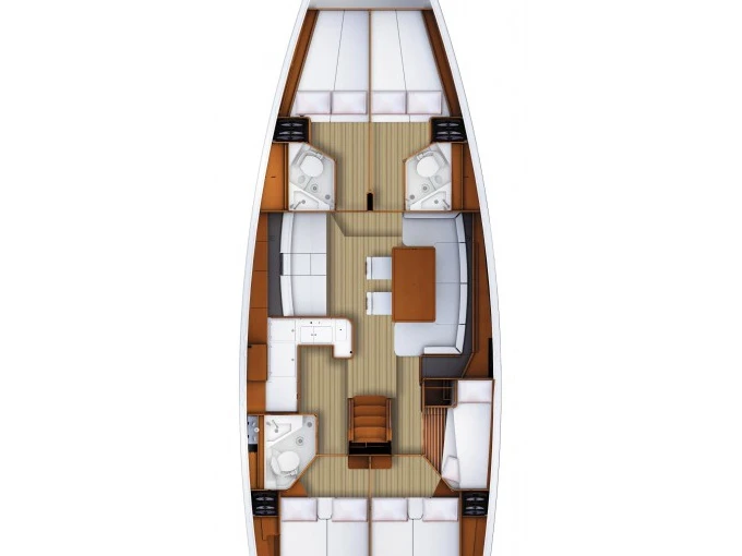 Sailboat rental with or without captain Jeanneau Lávrio