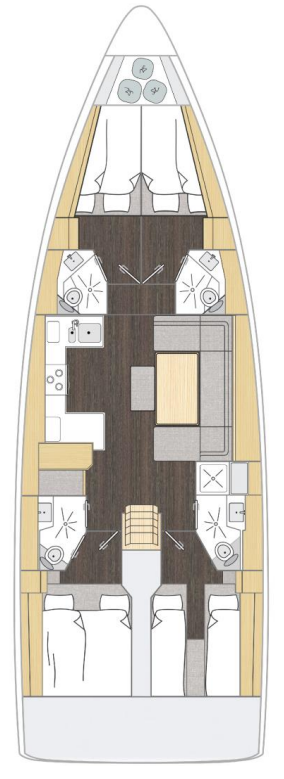Yacht charter Göcek cheap Bavaria C46
