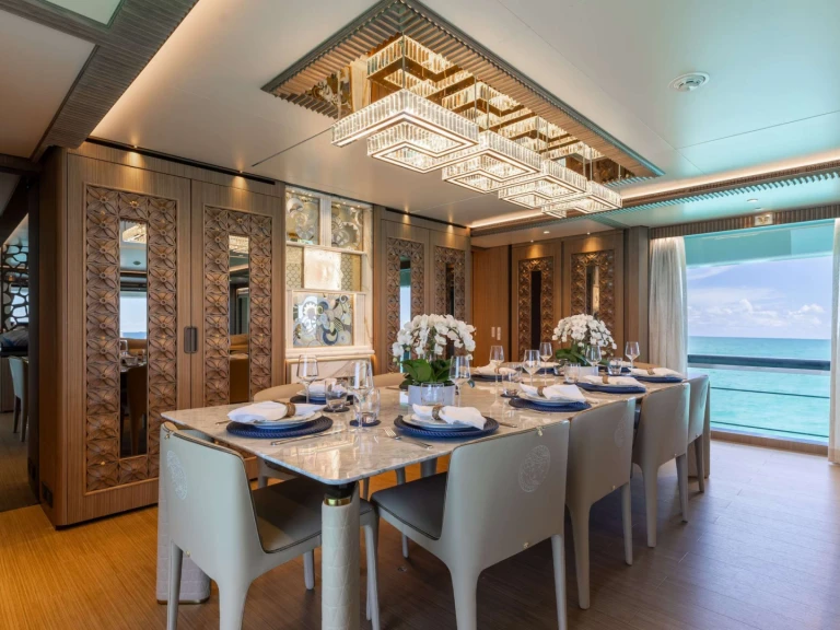 Bareboat Rental Luxury Yacht Ferretti with a boat licence