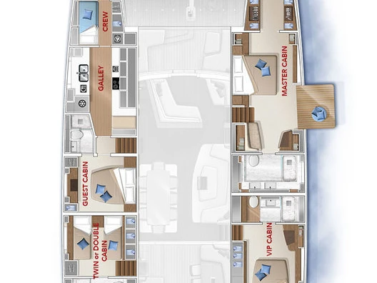 Catamaran rental in Split - Lagoon Lagoon Seventy 7