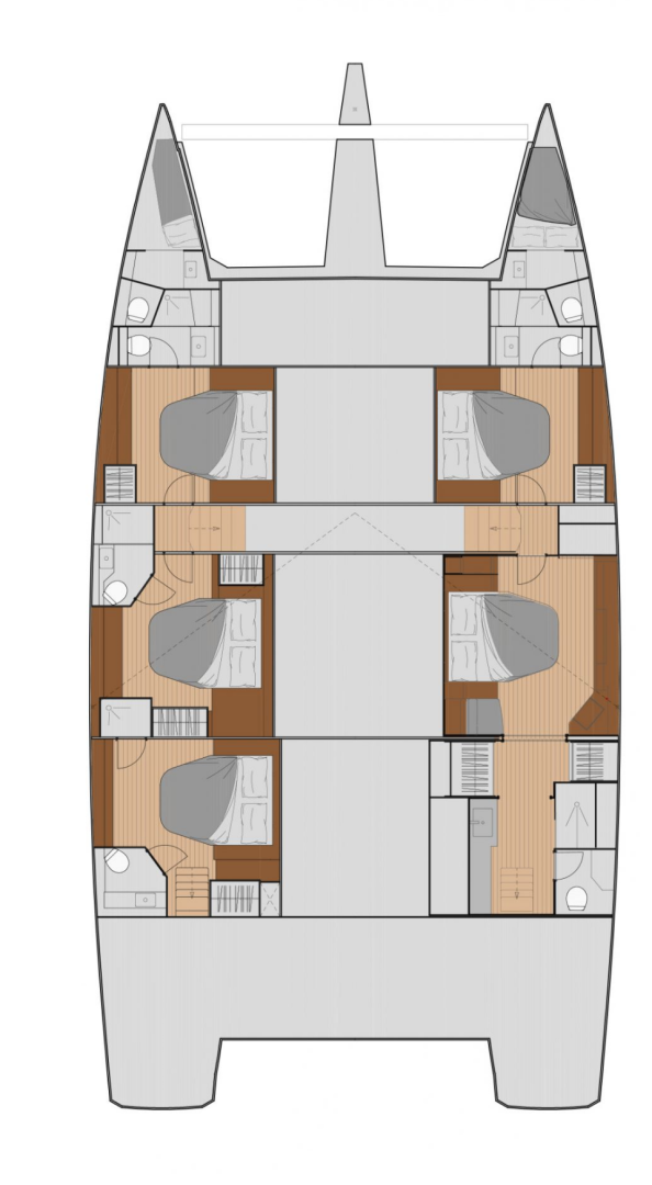 Catamaran rental in Split - Fountaine Pajot Fountaine Pajot Samana 59 - 5 + 2 cab.