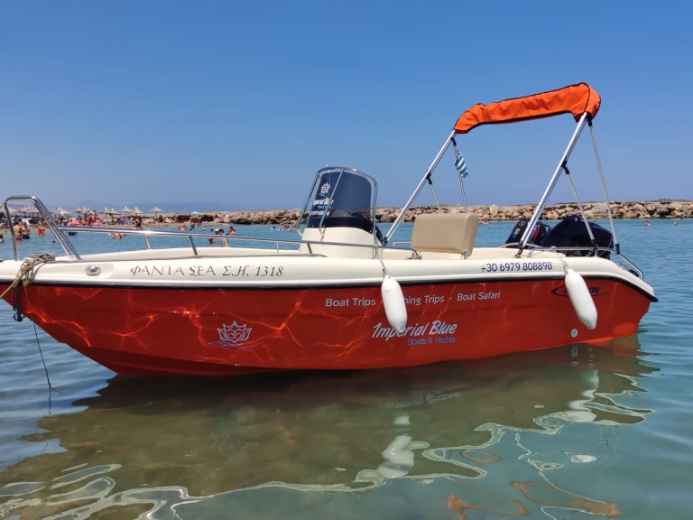 Motorboat rental in Kato Gouves - Poseidon Blu Water 170cc