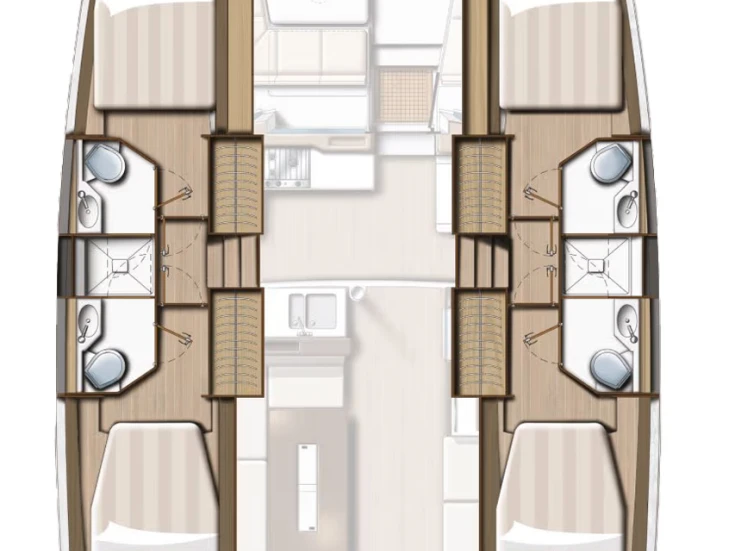 Bali Bali 4.2 charter bareboat or captained in  Golfo Aranci