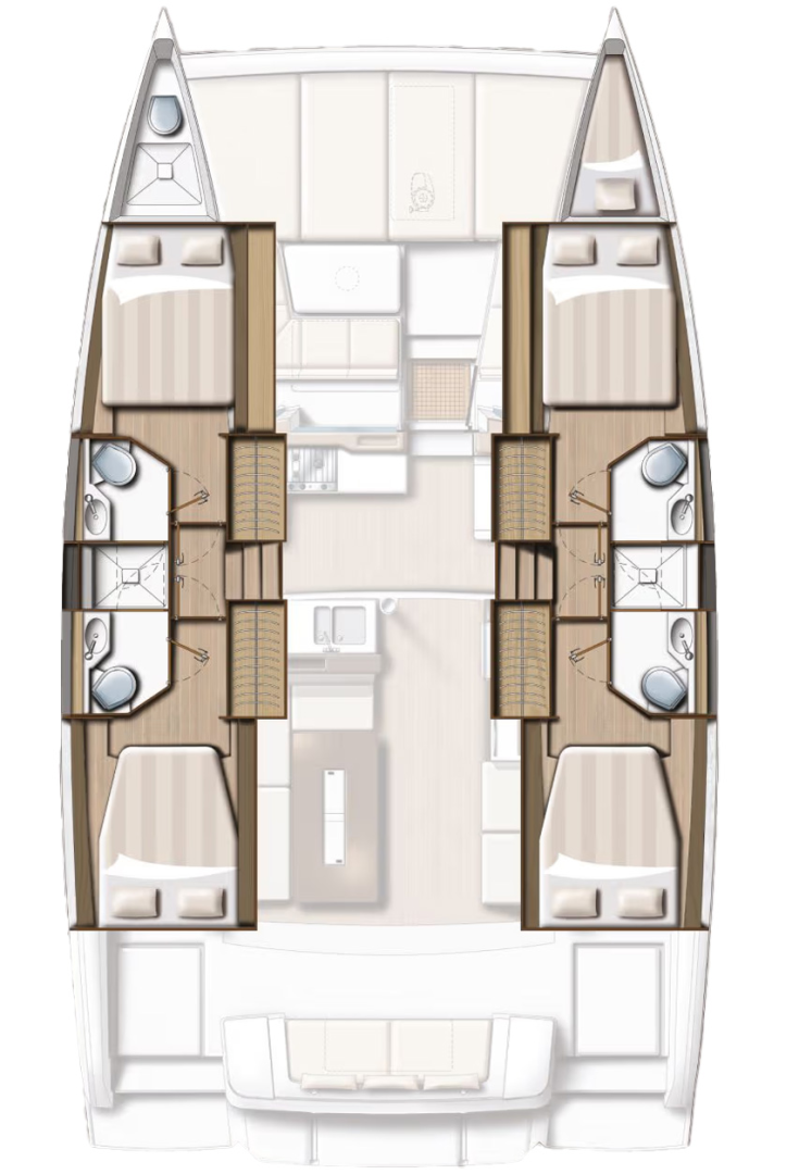 Bali Bali 4.2 charter bareboat or captained in  Golfo Aranci