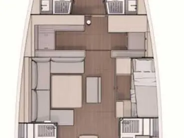 Dufour Dufour 530 in Trogir on SamBoat