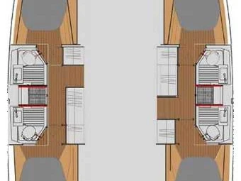 Catamaran rental in Trogir - Fountaine Pajot Astrea 42