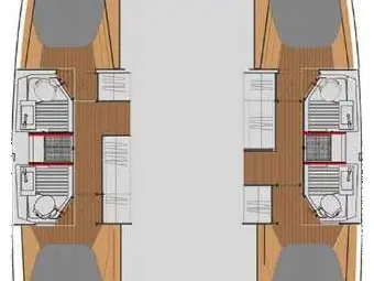 Catamaran rental in Trogir - Fountaine Pajot Astrea 42