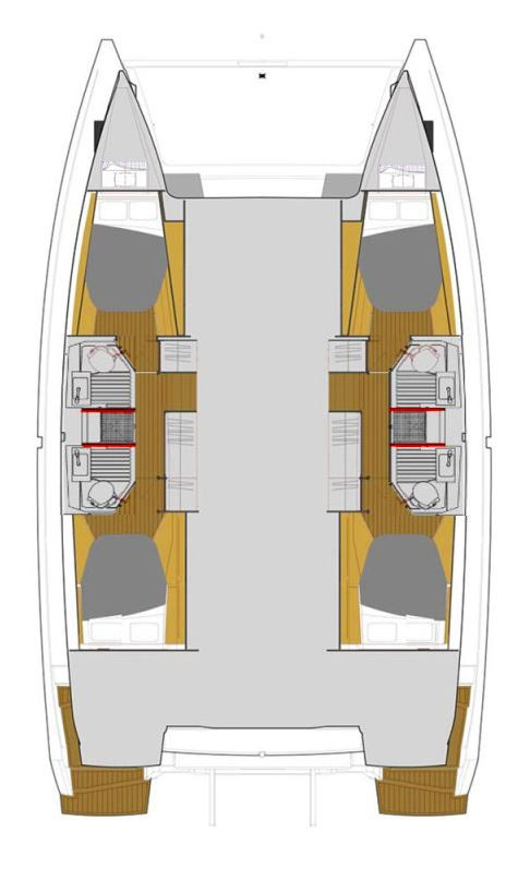 Bareboat Rental Catamaran Fountaine Pajot with a boat licence