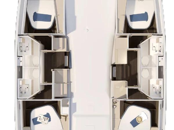 Catamaran rental in Biograd na Moru - Fountaine Pajot Fountaine Pajot FP 41 Quatuor 4