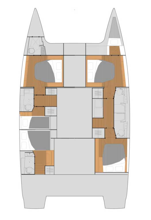 Catamaran rental with or without captain Fountaine Pajot Pula