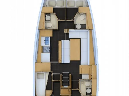 Boat rental Jeanneau Jeanneau 54 in Trogir on Samboat