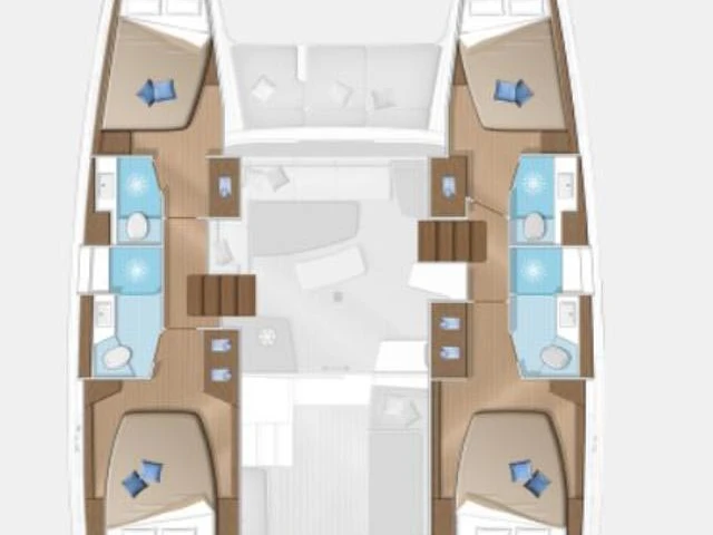 Catamaran rental with or without captain Lagoon Murter-Kornati