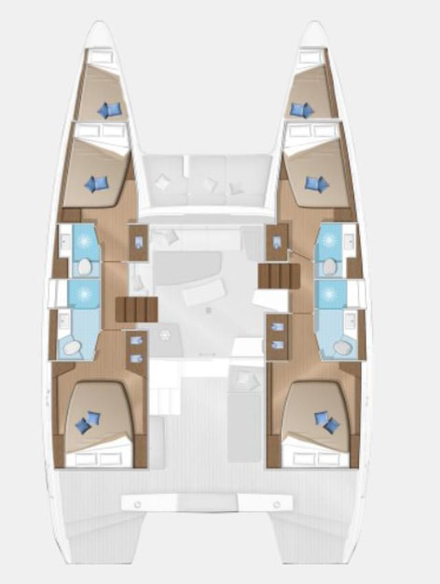 Catamaran rental with or without captain Lagoon Murter-Kornati