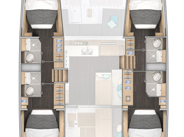 Catamaran rental in Šibenik - Lagoon Lagoon 43