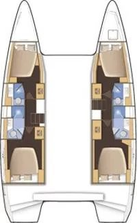 Catamaran rental in Bas du Fort - Lagoon Lagoon 42