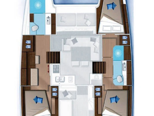 Yacht charter Komolac cheap Lagoon 40