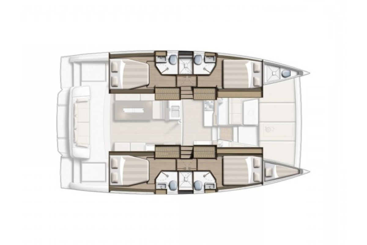 Catamaran rental with or without captain Bali Biograd na Moru