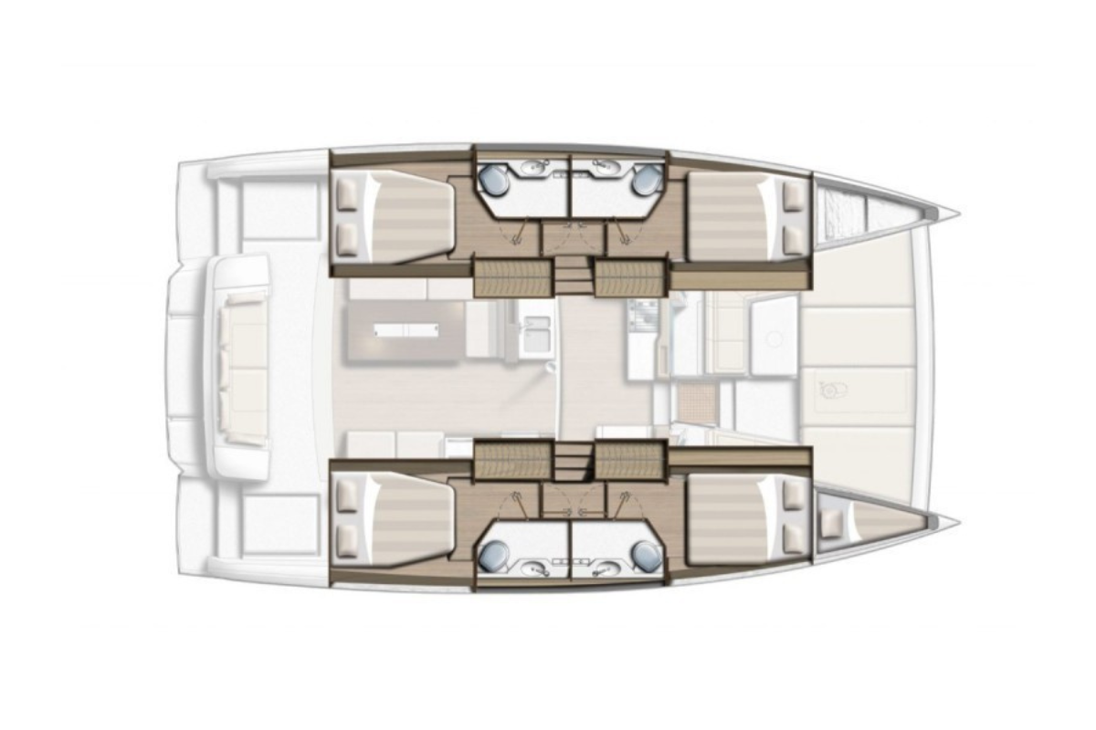 Bareboat Rental Catamaran Bali with a boat licence