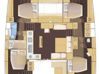 Catamaran rental in Gouvia - Lagoon Lagoon 52 F