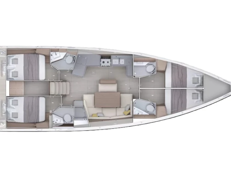 Yacht charter Rhodes (City) cheap Oceanis 47 - 4 cab.