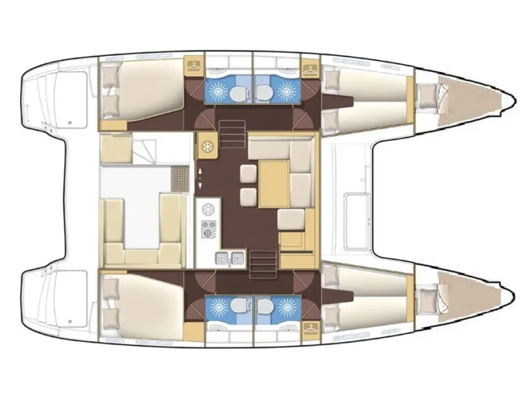 Lagoon Lagoon 400 S2 charter bareboat or captained in  Sukošan