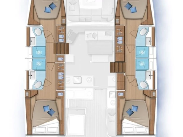 Yacht charter Göcek cheap Lagoon 46