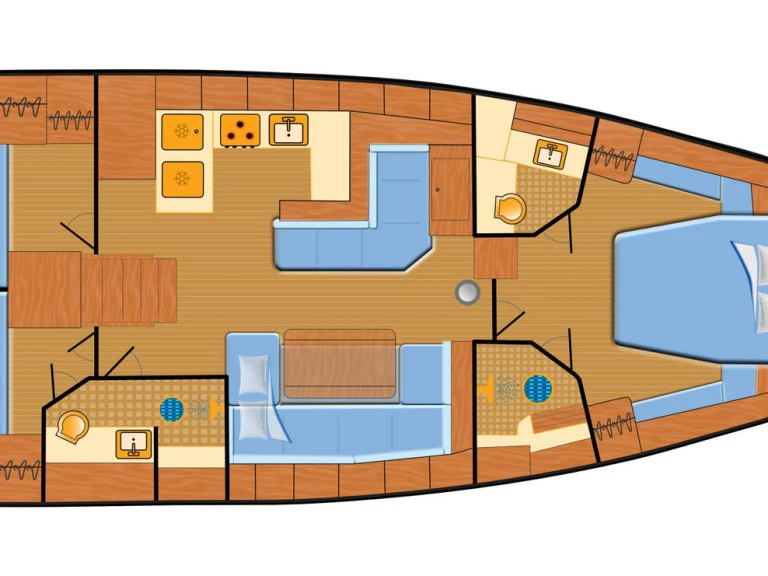 Sailboat rental with or without captain Bénéteau Rogoznica