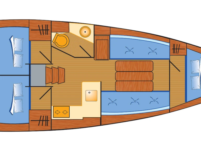 Sailboat rental with or without captain Jeanneau Biograd na Moru