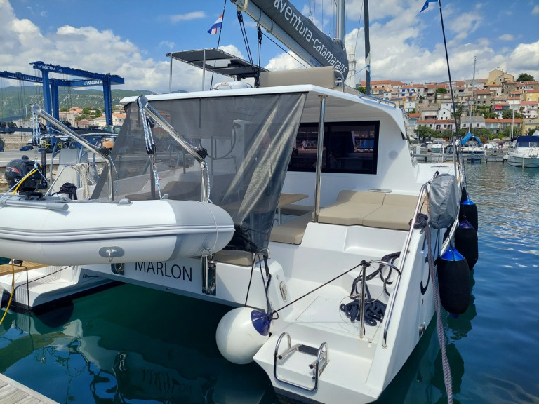 Bareboat Rental Catamaran Aventura with a boat licence