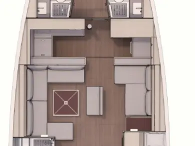 Dufour Dufour 530 charter bareboat or captained in  Primošten