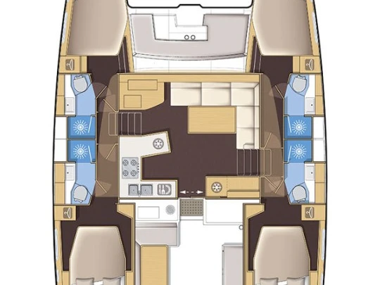 Yacht charter Primošten cheap Lagoon 450 F