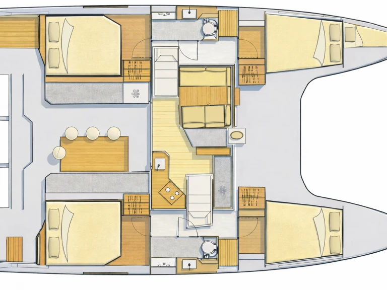 Nautitech Nautitech 40 charter bareboat or captained in  Punat