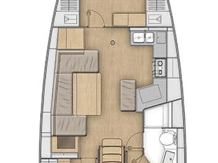 Sailboat rental with or without captain Bénéteau Préveza