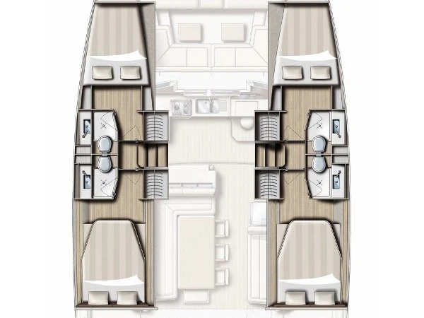 Catamaran rental in Šibenik - Bali Bali 4.0