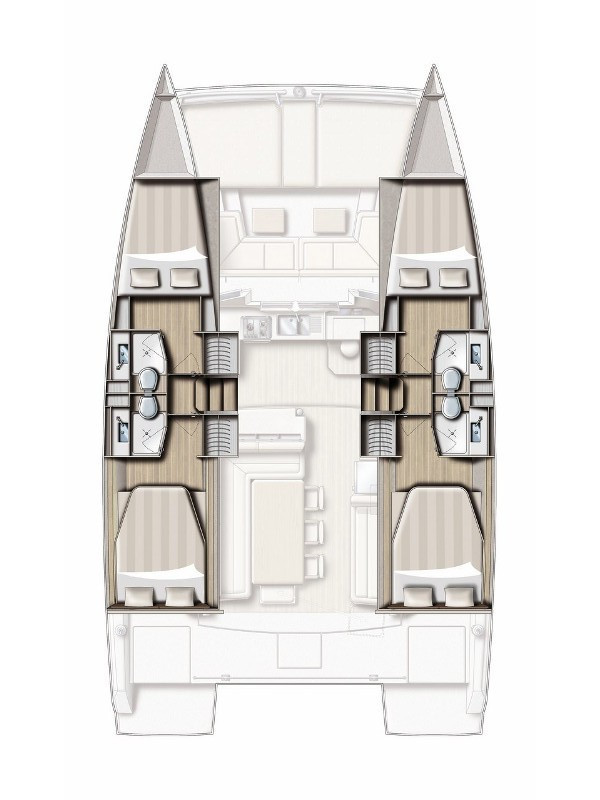 Catamaran rental in Šibenik - Bali Bali 4.0