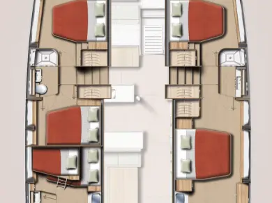 Rent a Bali Bali 5.2 - 5 + 2 cab. Trogir