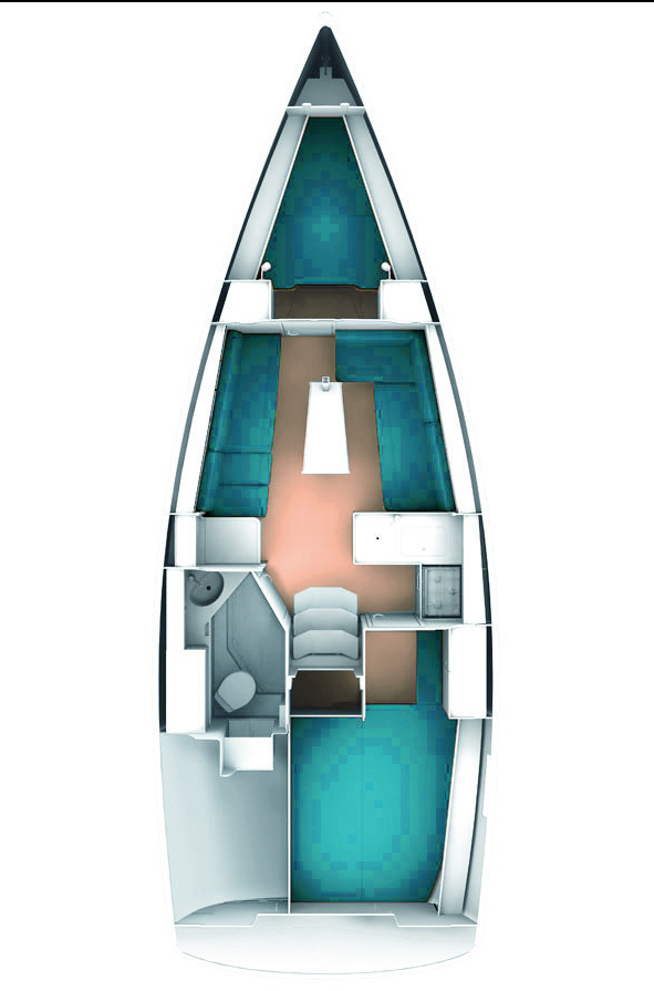 Bareboat Rental Sailboat Bavaria with a boat licence