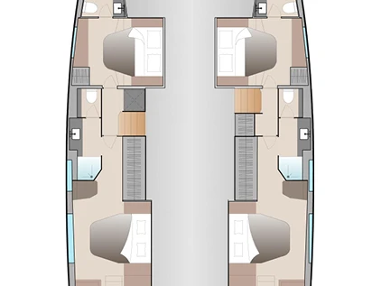 Catamaran rental with or without captain Fountaine Pajot Seget Donji