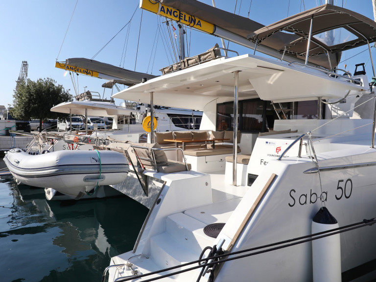 Fountaine Pajot Saba 50 charter bareboat or captained in  Rogoznica