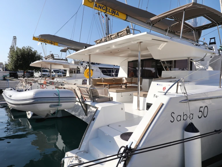 Fountaine Pajot Saba 50 charter bareboat or captained in  Rogoznica